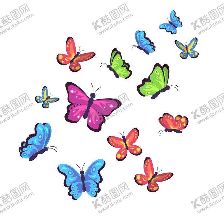 编号：73344105150718057902【酷图网】源文件下载-蝴蝶昆虫动物