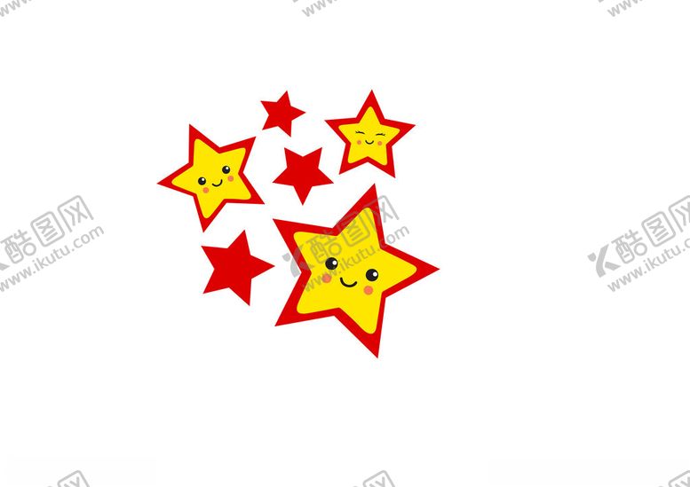 编号：56752002270455115352【酷图网】源文件下载-星星笑脸