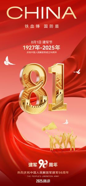 建军节海报