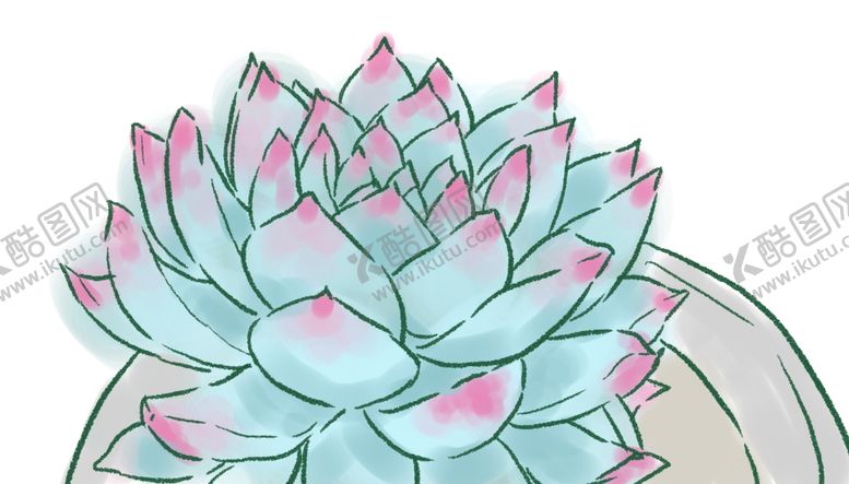 编号：86115411010313488084【酷图网】源文件下载-手绘厚叶蓝鸟