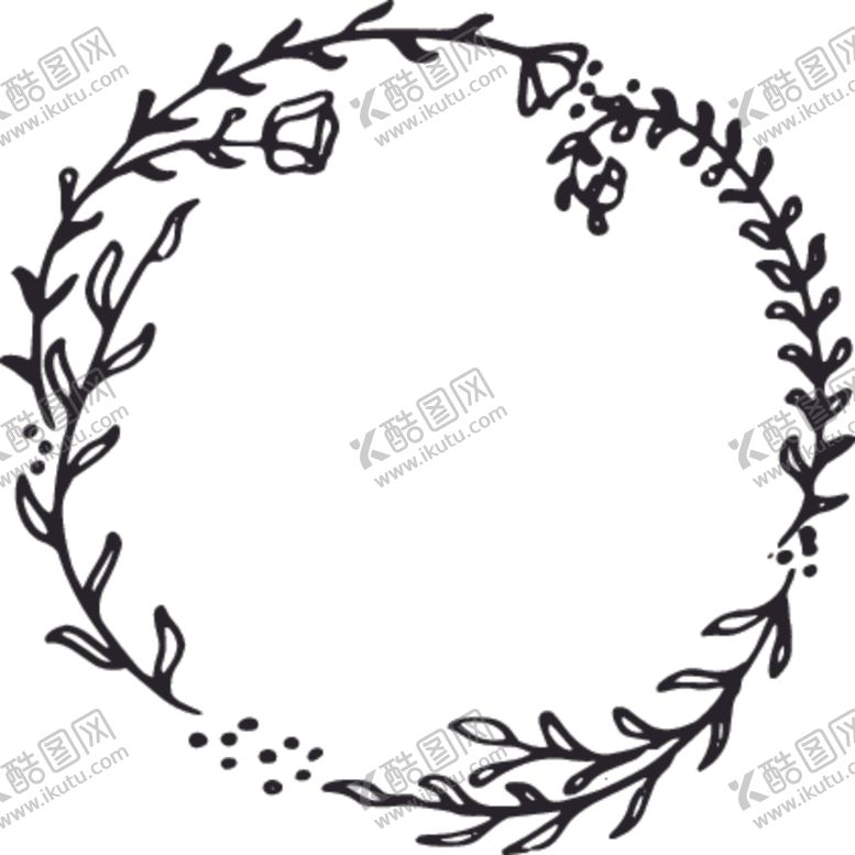 编号：61575505180745351172【酷图网】源文件下载-手绘花卉元素