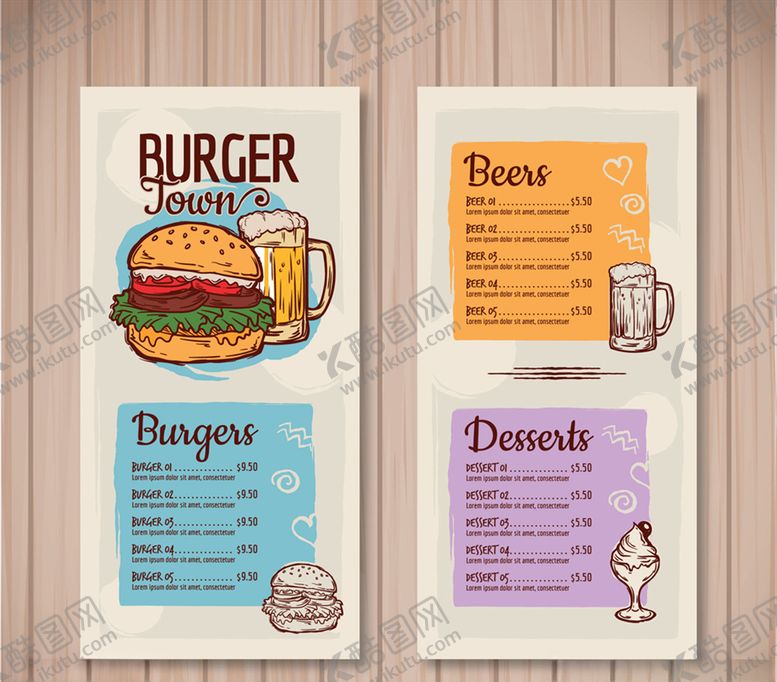 编号：51588609172223058854【酷图网】源文件下载-彩绘汉堡包才到正反面