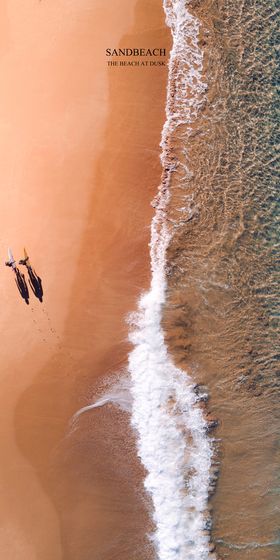 大海海边风景云朵背景