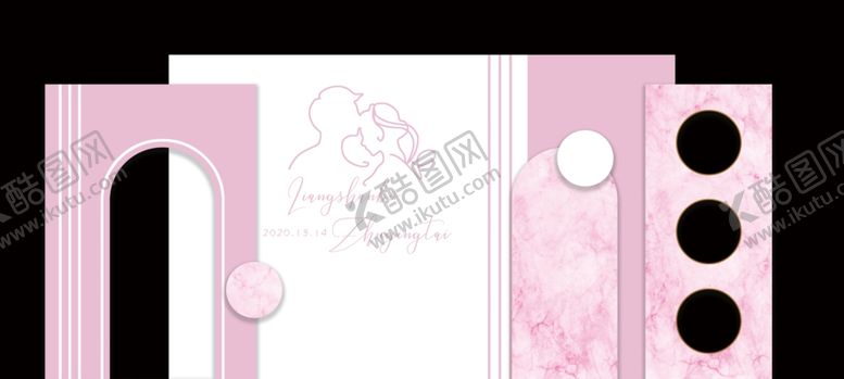 编号：85490509270544105455【酷图网】源文件下载-粉色系婚礼裸粉色婚礼淡粉色