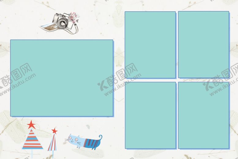 编号：48445709271213041212【酷图网】源文件下载-相册边框设计模板