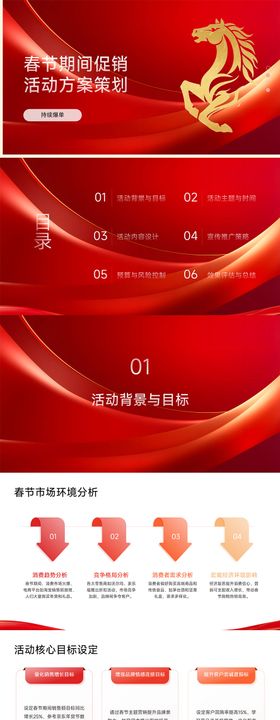 春节期间促销活动方案策划PPT