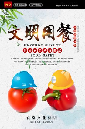 食堂文化系列海报设计