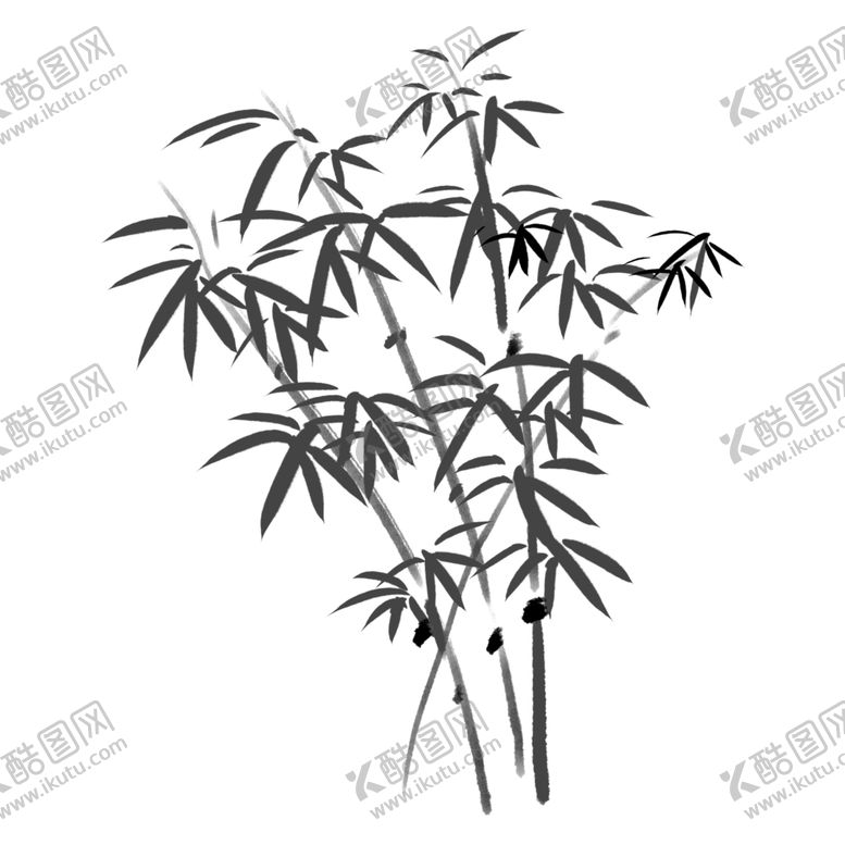 编号：59523210020403581334【酷图网】源文件下载-水墨竹子
