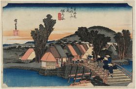 日本街景风景浮世绘