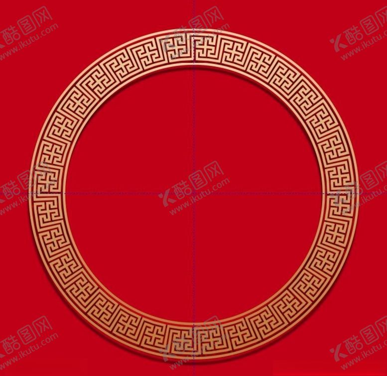 编号：43468805101536111352【酷图网】源文件下载-中国风边框金色