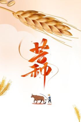 芒种宣传节气海报
