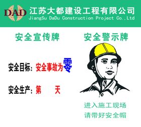 安全宣传牌