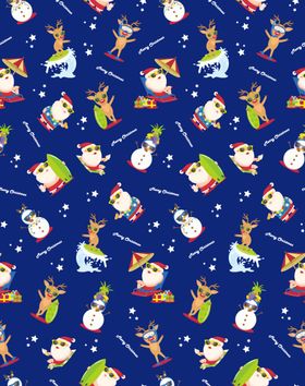 圣诞主题卡通图案背景