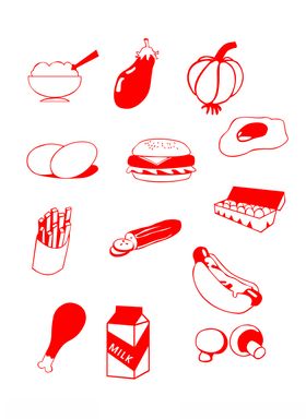 食物失量图