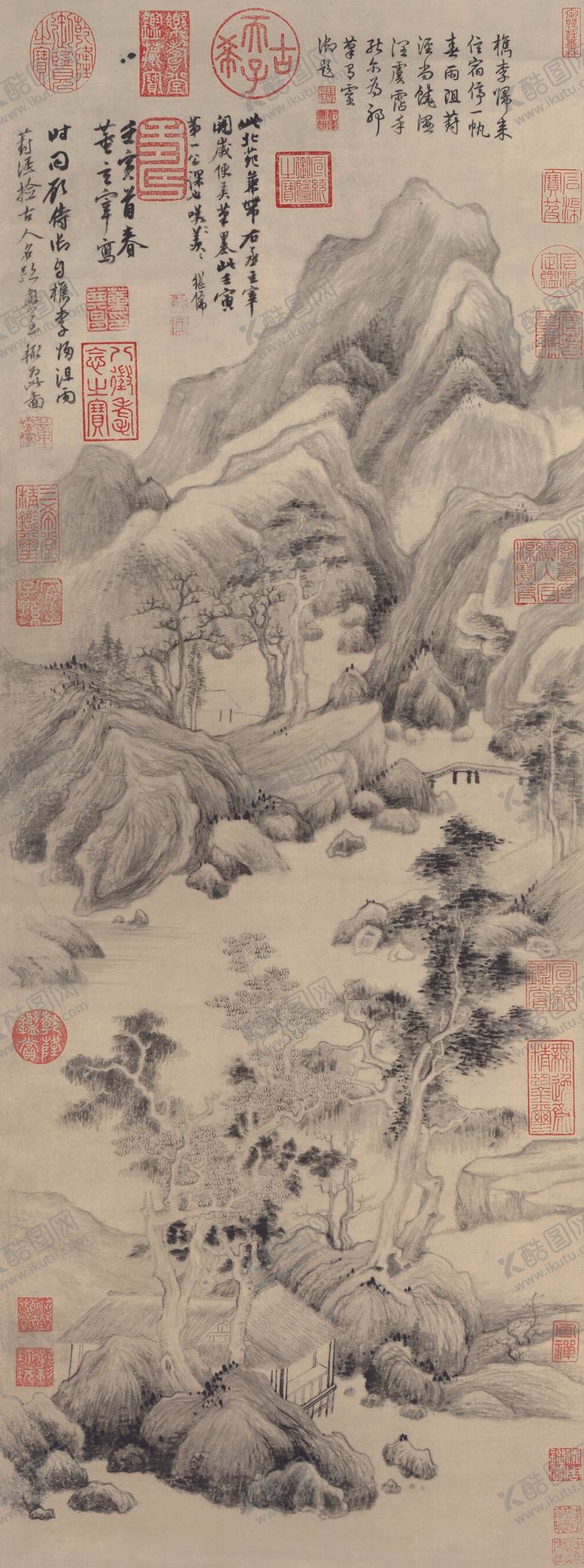 编号：26191610250126039803【酷图网】源文件下载-山水画  