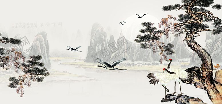 编号：65174810020814223956【酷图网】源文件下载-古典水墨