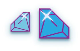 手绘钻石宝石水晶珠宝免扣素材