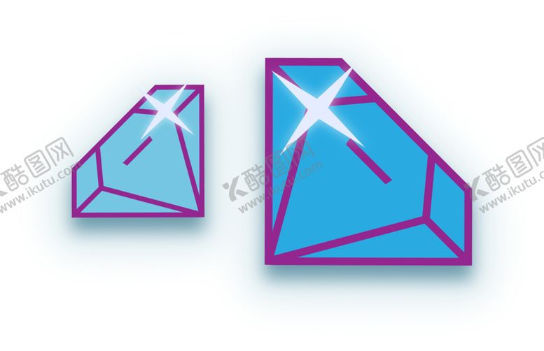 编号：67621109151306545176【酷图网】源文件下载-手绘钻石宝石水晶珠宝免扣素材