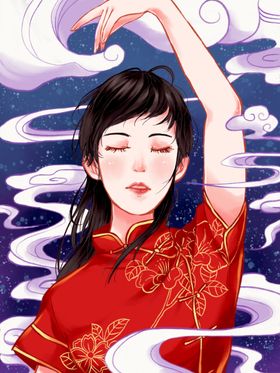 旗袍海报