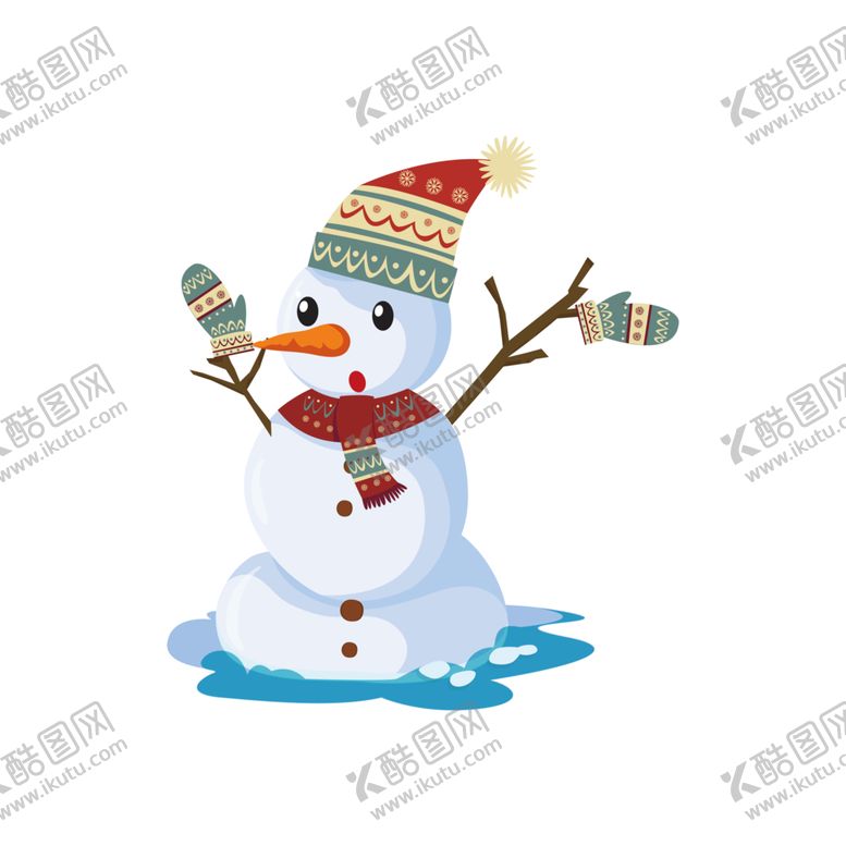 编号：81619303291258116109【酷图网】源文件下载-雪人