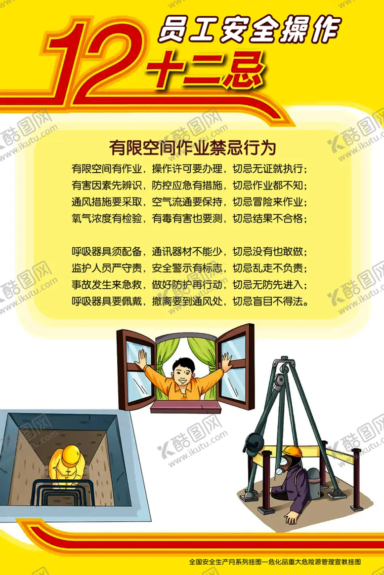 编号：16287009211328568706【酷图网】源文件下载-有限空间作业禁忌行为