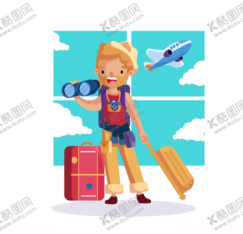 编号：82360007091523324605【酷图网】源文件下载-旅客游客