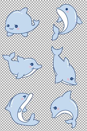 蓝色海豚