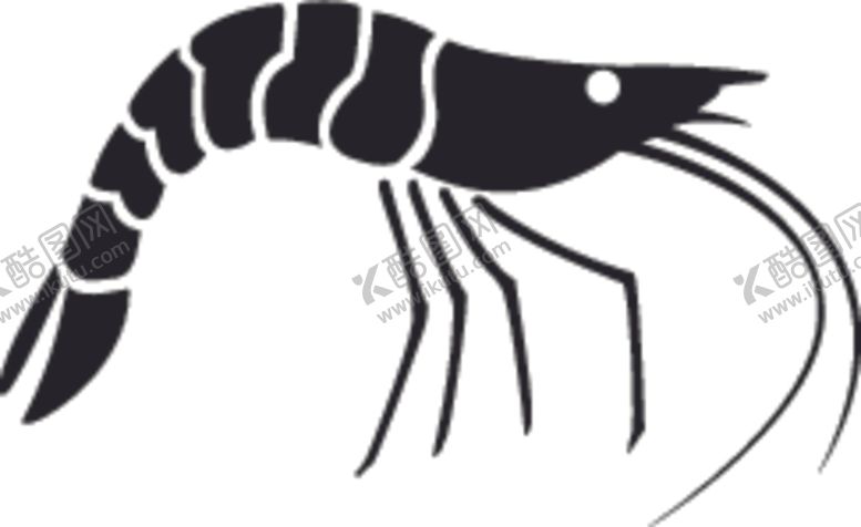 编号：74840110240006269138【酷图网】源文件下载-海洋生物系列大虾矢量图动