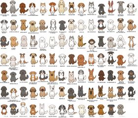 矢量卡通萌犬图片