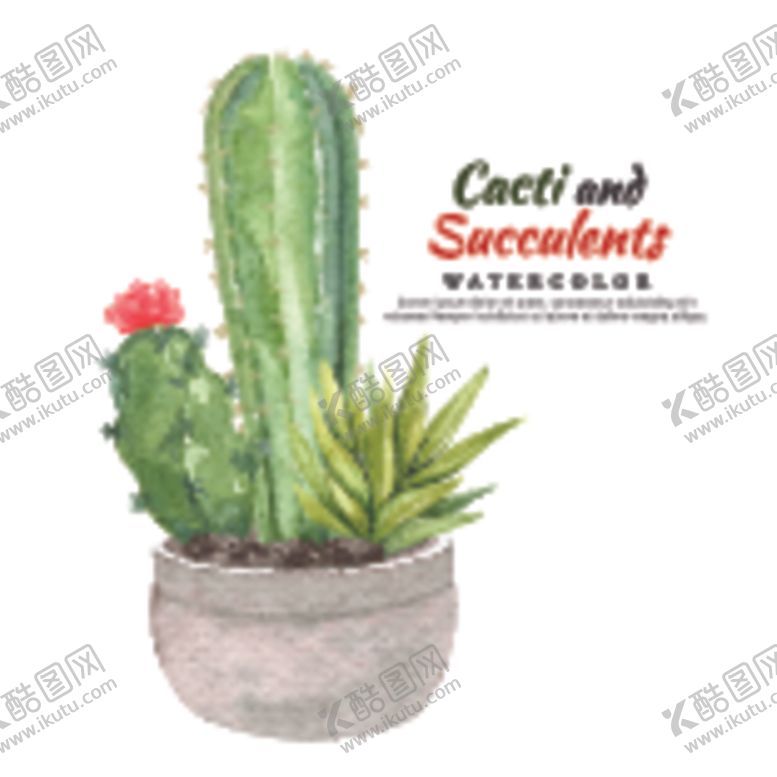 编号：38560710310209056618【酷图网】源文件下载-水彩植物