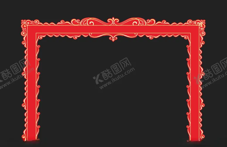 编号：90921106260017005945【酷图网】源文件下载-婚礼欧式拱门