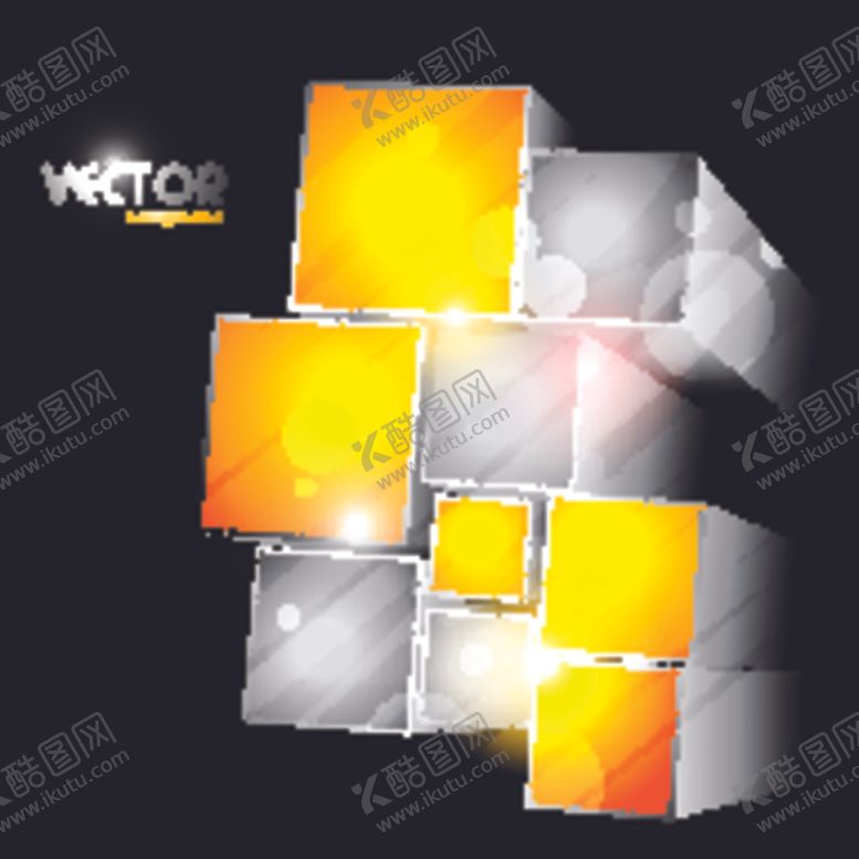 编号：88887410101901186242【酷图网】源文件下载-3d动感几何体梦幻背景