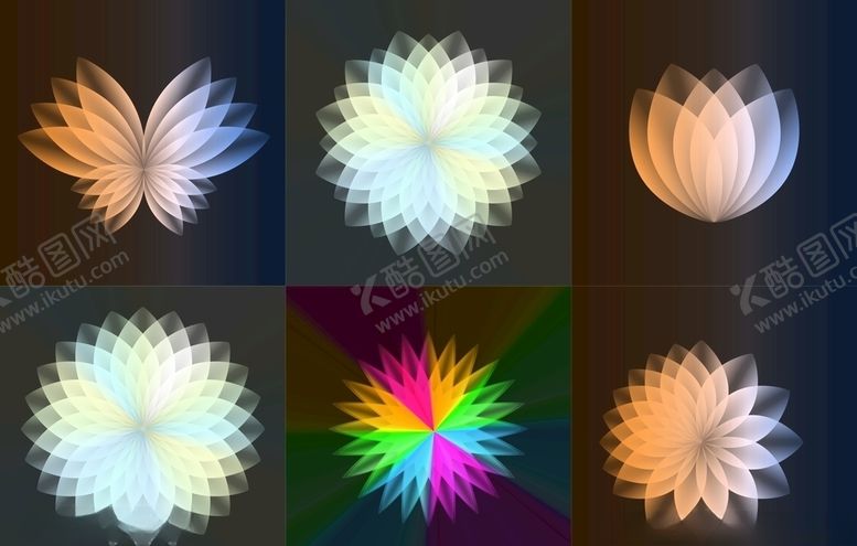 编号：61060310141016568012【酷图网】源文件下载-光影花纹