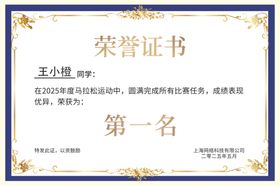 荣誉证书展示