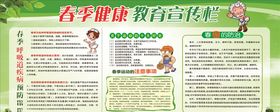 春季健康教育宣传栏
