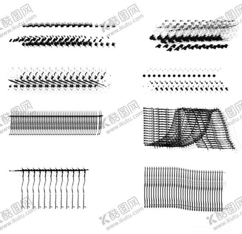 编号：34805009241753369728【酷图网】源文件下载-ps水墨底纹笔刷