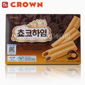 韩国可瑞安巧克力榛子瓦夫饼