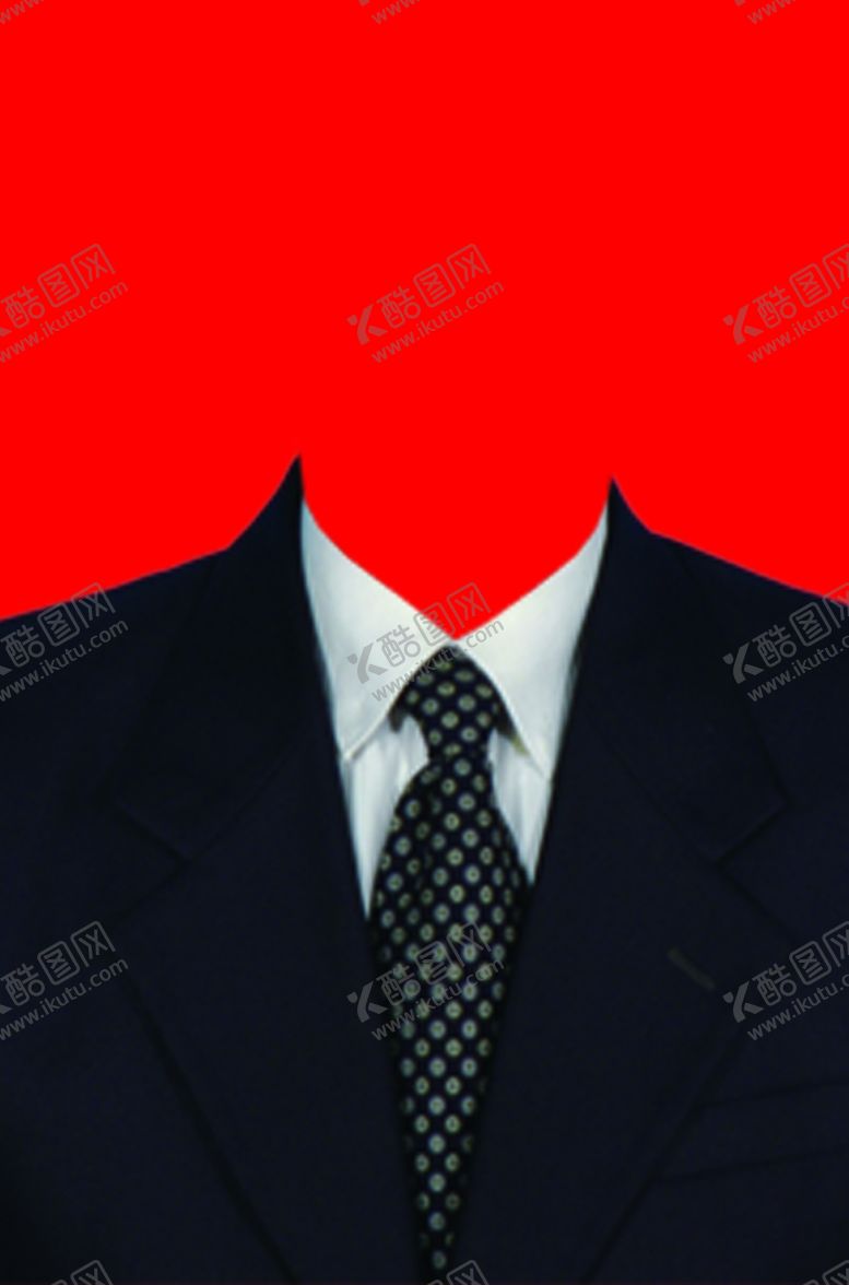 编号：21430806240803191408【酷图网】源文件下载-男士西装证件照