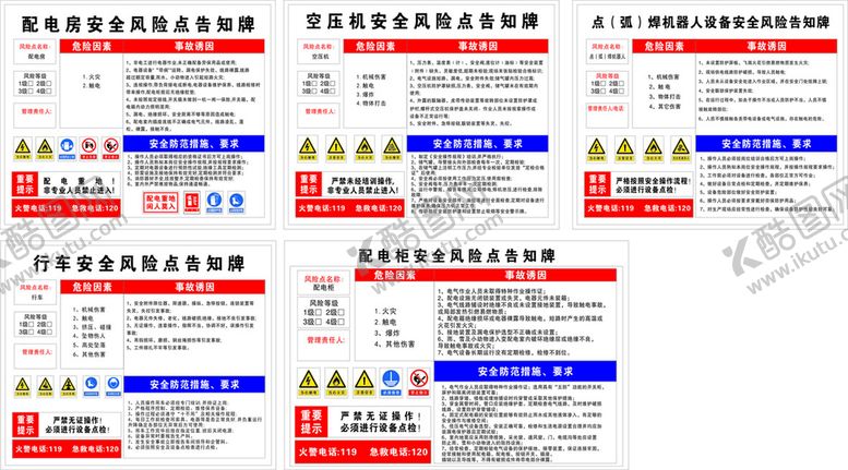 编号：94867311032300315192【酷图网】源文件下载-安全风险点告知牌