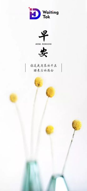 早晚安  节日  励志 海报 