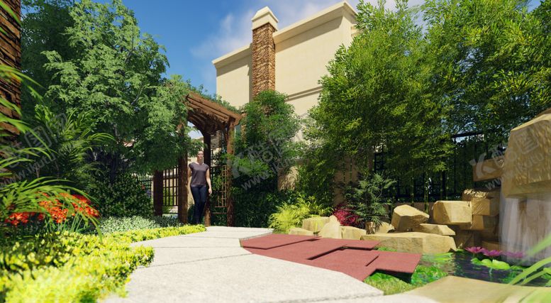 编号：77486410121925217528【酷图网】源文件下载-庭院