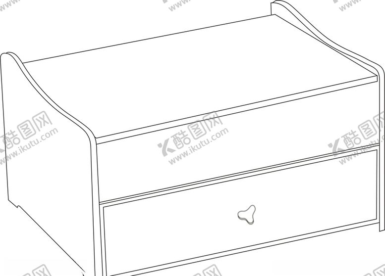 编号：53621310300110107155【酷图网】源文件下载-酒店盒子线稿设计