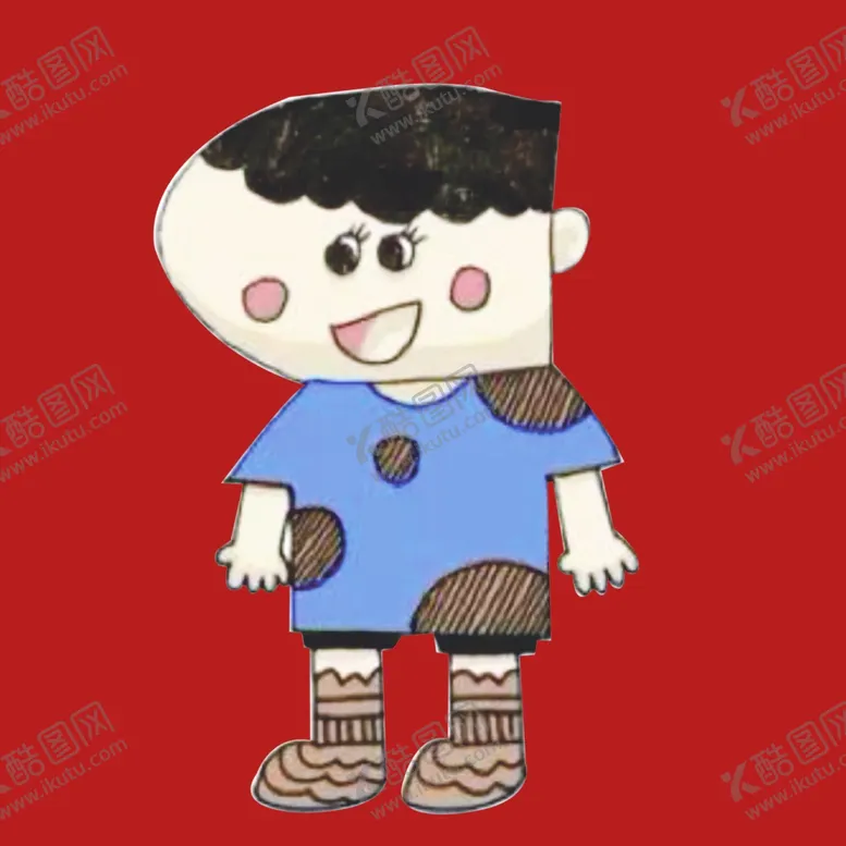 编号：32360712042132434361【酷图网】源文件下载-手绘儿童男孩
