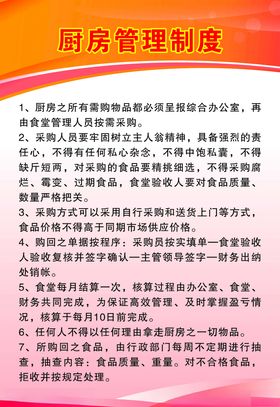 厨房管理制度