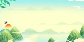 端午节感恩粽子粽海报