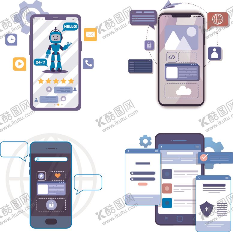 编号：86741404031010063466【酷图网】源文件下载-手机应用界面