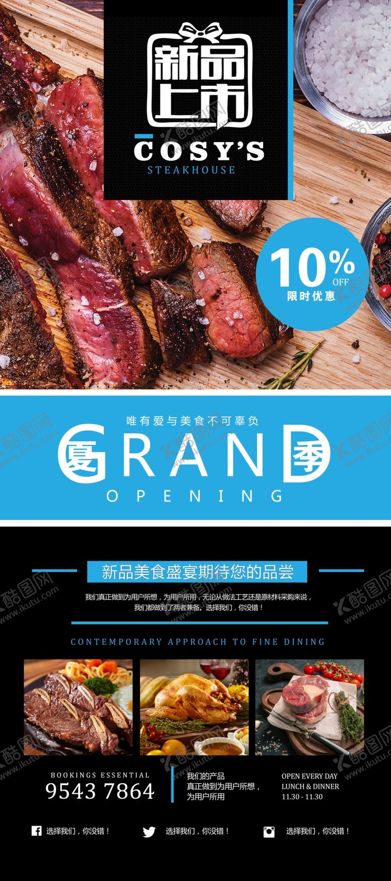 编号：48670010310032438806【酷图网】源文件下载-美食展架