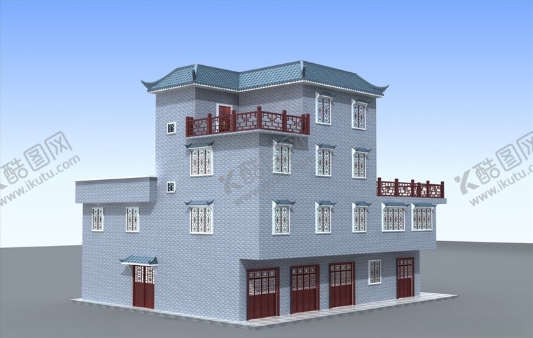 编号：44864310090443025628【酷图网】源文件下载-别墅效果图