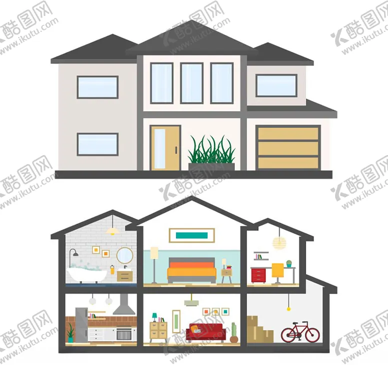 编号：26287301181402456311【酷图网】源文件下载-卡通欧式建筑