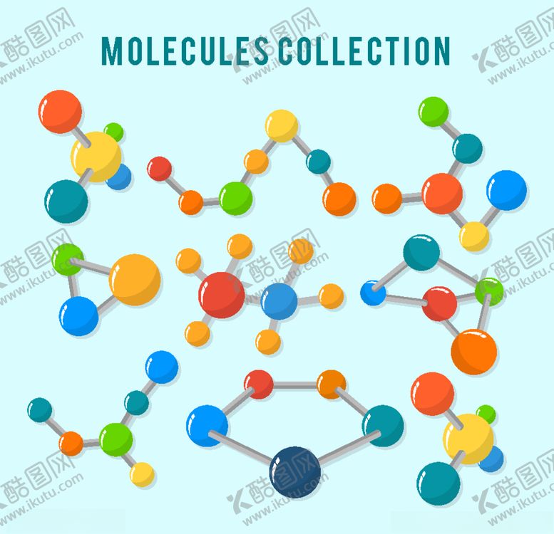 编号：88449409160451557759【酷图网】源文件下载-分子背景